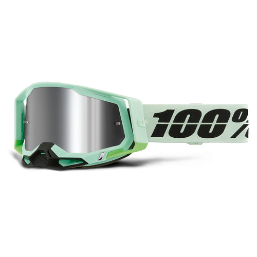 100% Racecraft 2 Goggles - Palomar - Silver Mirror