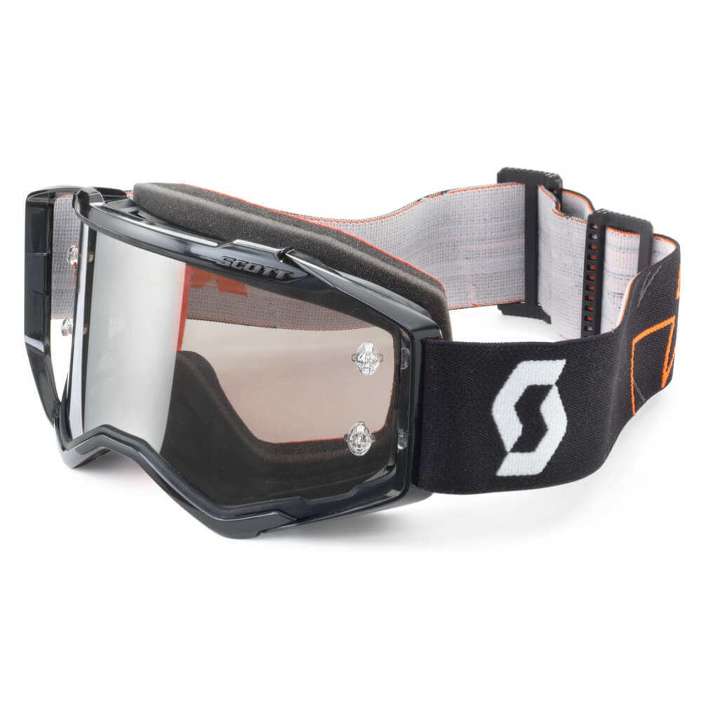 Scott Prospect KTM Goggles - Black/Grey, front view