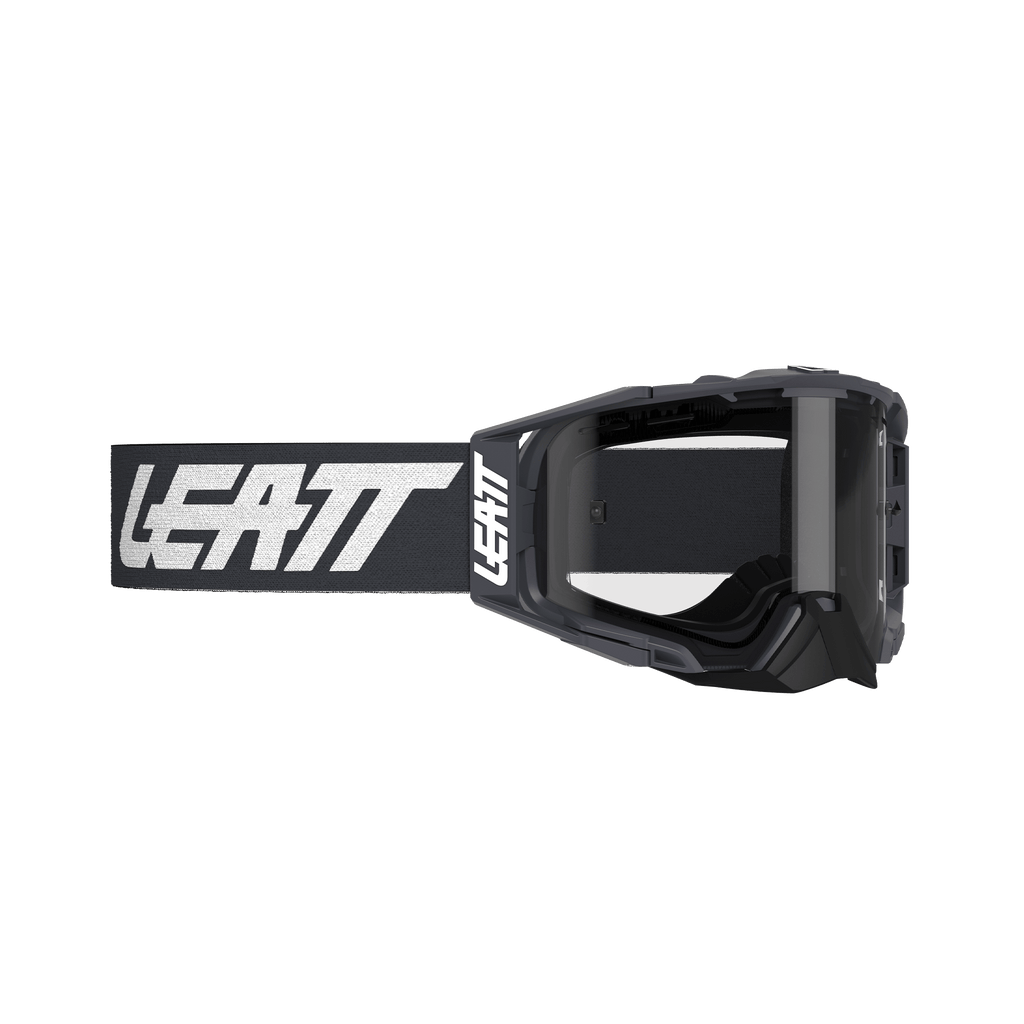 Leatt Velocity 6.5 Enduro Goggles - Graphene, angled view