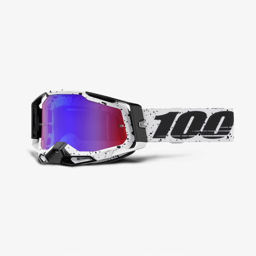 100% Racecraft 2 Goggles - Trinity - Red/Blue Mirror