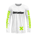Dirtanian White Contours Enduro Riding Shirt